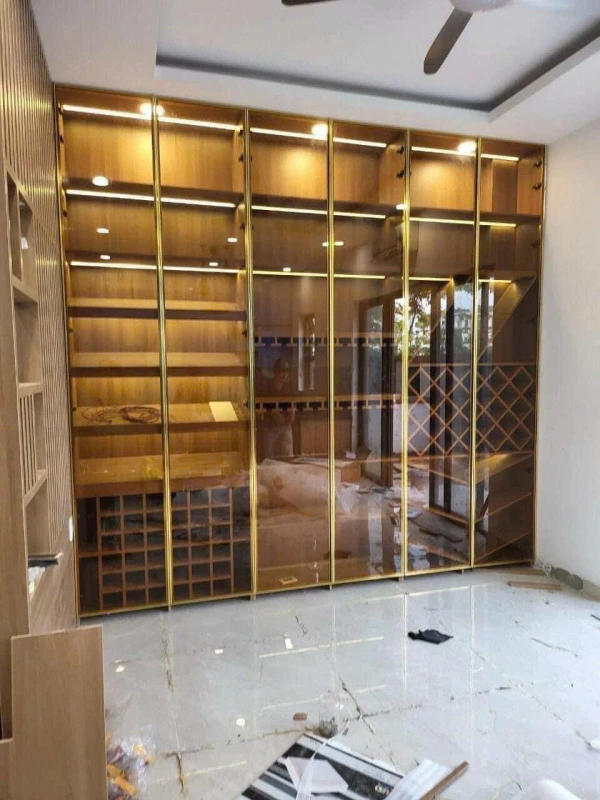 Tủ quần áo cánh kính đóng theo yêu cầu ( TACK 14 )