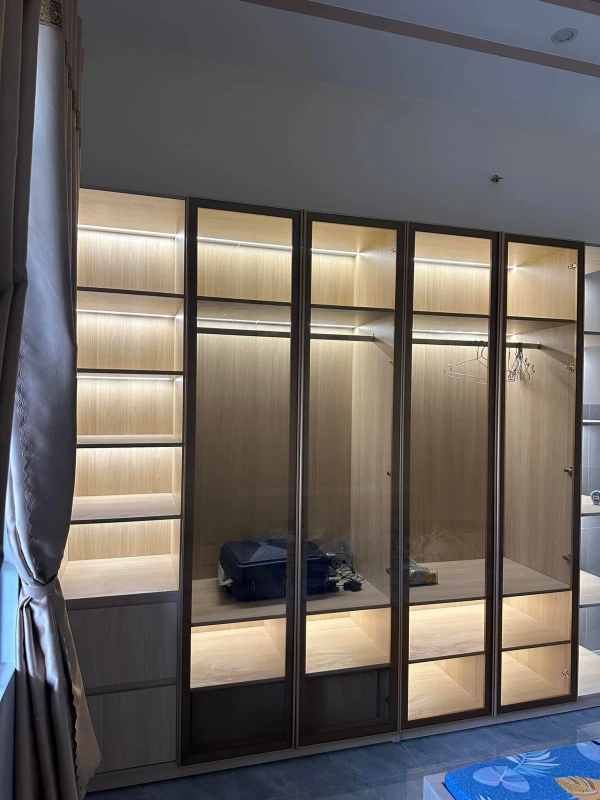 Tủ quần áo cánh kính đóng theo yêu cầu ( TACK 0002 )