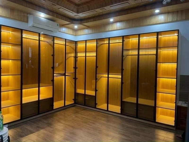 Tủ quần áo cánh kính đóng theo yêu cầu ( TACK 001 )