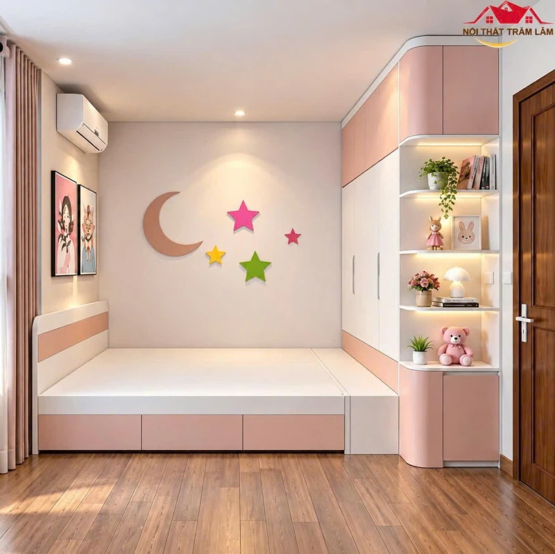 Bộ giường tủ gỗ MDF xu hướng New 04