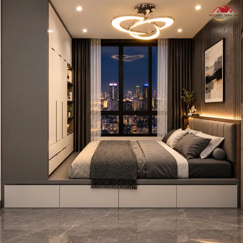 Bộ giường tủ gỗ MDF xu hướng New 14