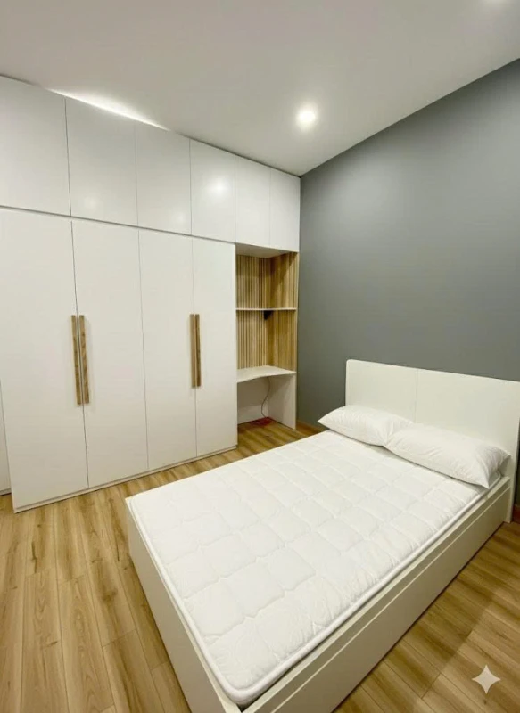 Combo phòng ngủ MDF full trắng ( GMN01 )