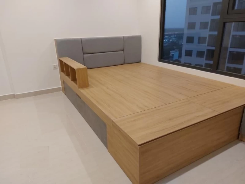 Giường ngủ gỗ MDF ( gnk-011 )
