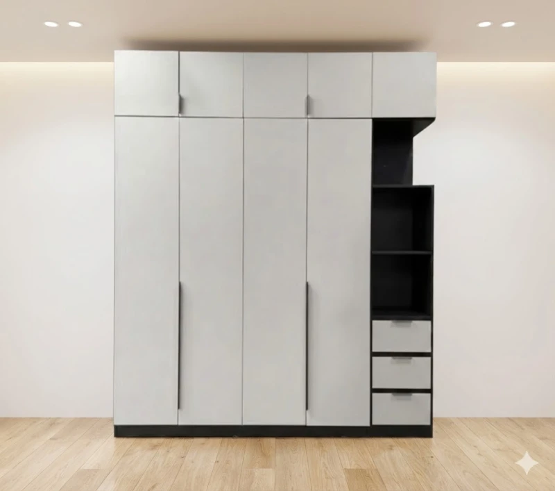 Tủ Quần Áo Gỗ MDF Cao Cấp